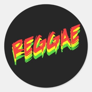 Reggae Classic Round Sticker