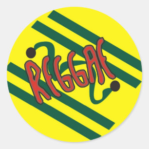 Reggae Classic Round Sticker