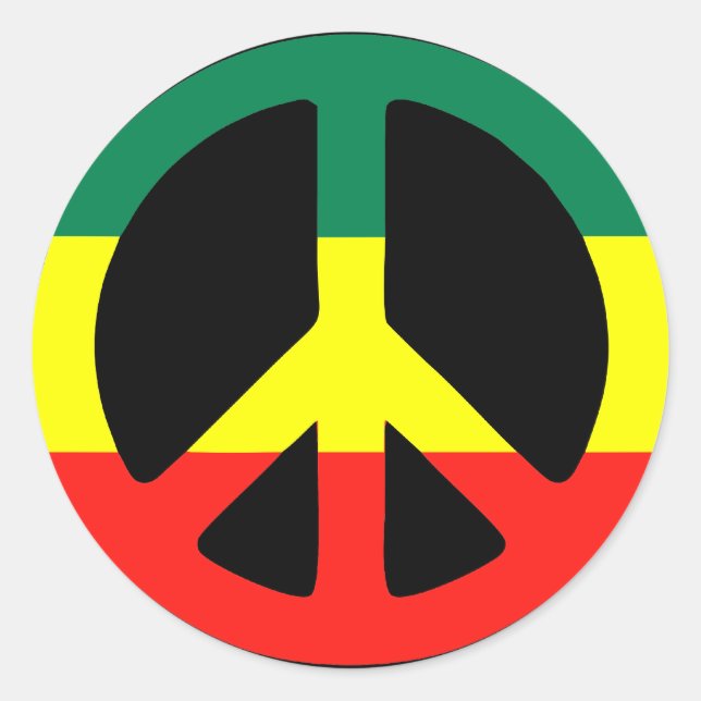 Reggae Classic Round Sticker (Front)
