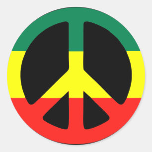 Reggae Classic Round Sticker