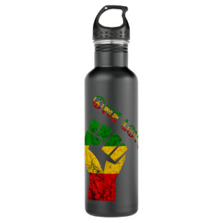 Reggae Fist Rasta Reggae Music One Love Jamaica Ra 710 Ml Water Bottle