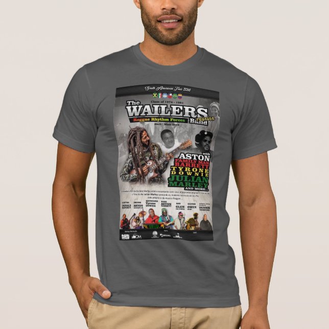 REGGAE. IN BRAZIL  Basic Dark T-Shirt (Front)