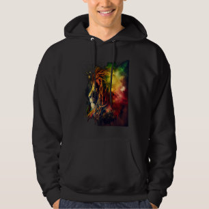 Reggae Lion Rastafari Music Freedom Zion Jamaica Hoodie