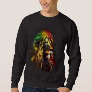 Reggae Lion Rastafari Music Freedom Zion Jamaica Sweatshirt