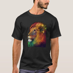 Reggae Lion Rastafari Music Freedom Zion Jamaica   T-Shirt
