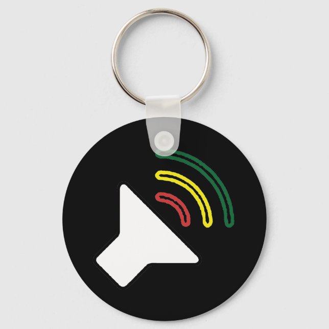 Reggae Listen Keychain (Front)