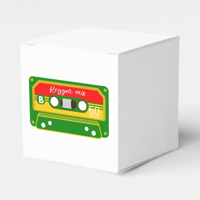 Reggae Mix Tape Favor Box (Front Side)