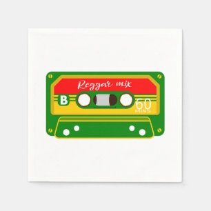 Reggae Mix Tape Napkin
