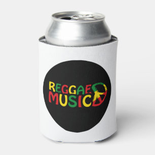 Reggae Music design, reggae art Can Cooler