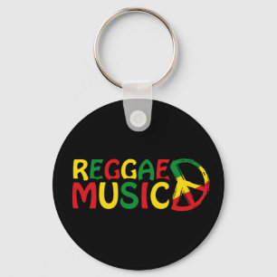 Reggae Music design, reggae art Keychain