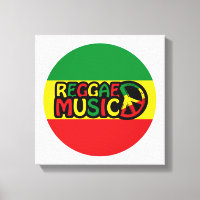 Reggae Music Design with rastafari style and color