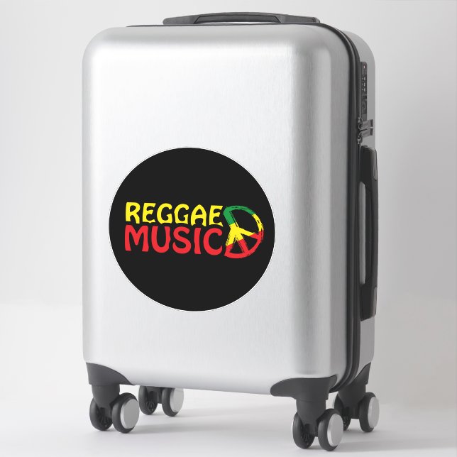 Reggae Music - model2b-circle-black (Suitcase)