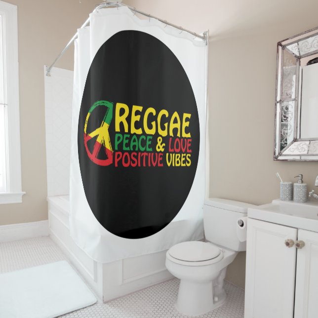 Reggae Music with positive quotes (In Situ)