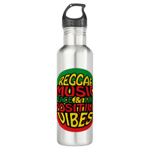 Reggae Music with positive sayings 710 Ml Water Bottle