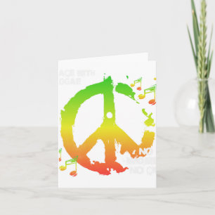  Reggae Peace - Jamaican Life Card