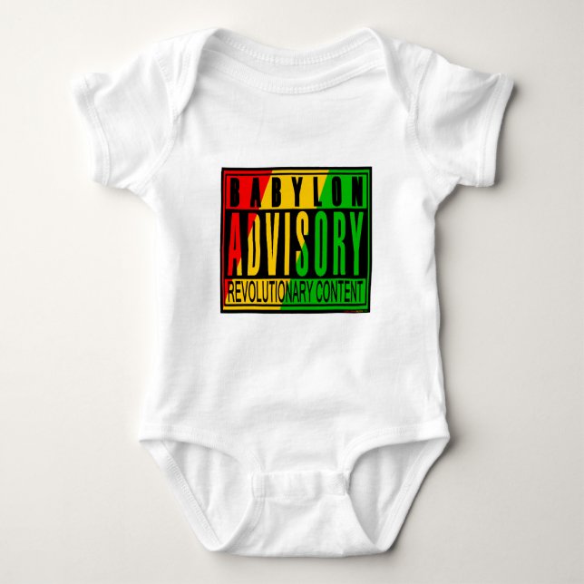 Reggae RASTA Baby Bodysuit (Front)