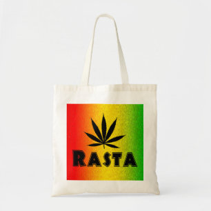 Reggae Rasta Leaf Jamaican Jamaica Budget Tote Bag