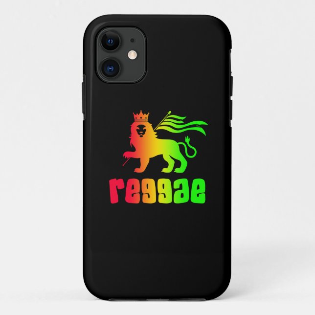 Reggae Rasta Lion Case-Mate iPhone Case (Back)