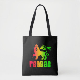 Reggae Rasta Lion Tote Bag