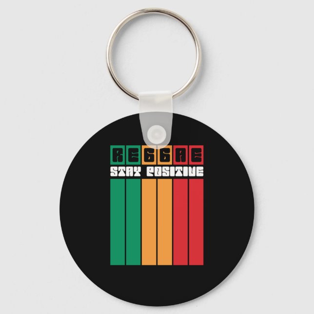 Reggae Rasta Rastafari Keychain (Front)