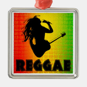 Reggae Rastafarian Premium Carré Ornement