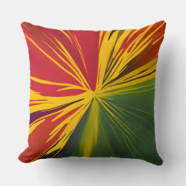 Reggae Rays  Throw Pillow