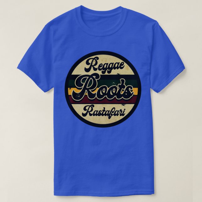 Reggae Roots Rastafari T-Shirt (Design Front)