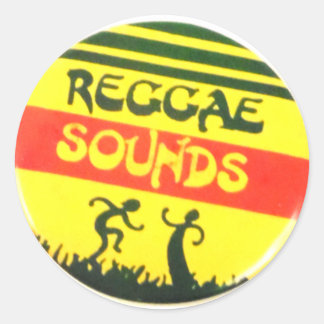 Reggae Sounds Round Sticker