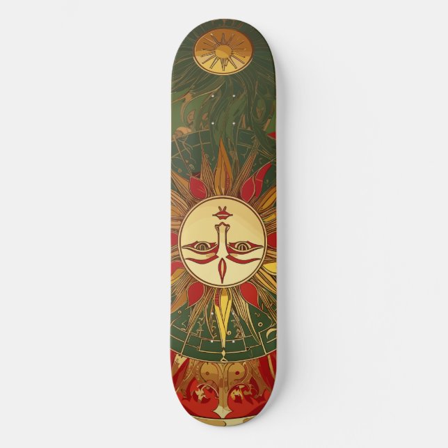 Reggae Sun King Skateboard (Front)