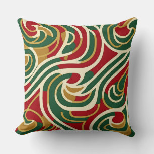Reggae Tribal Pop Art Throw Pillow