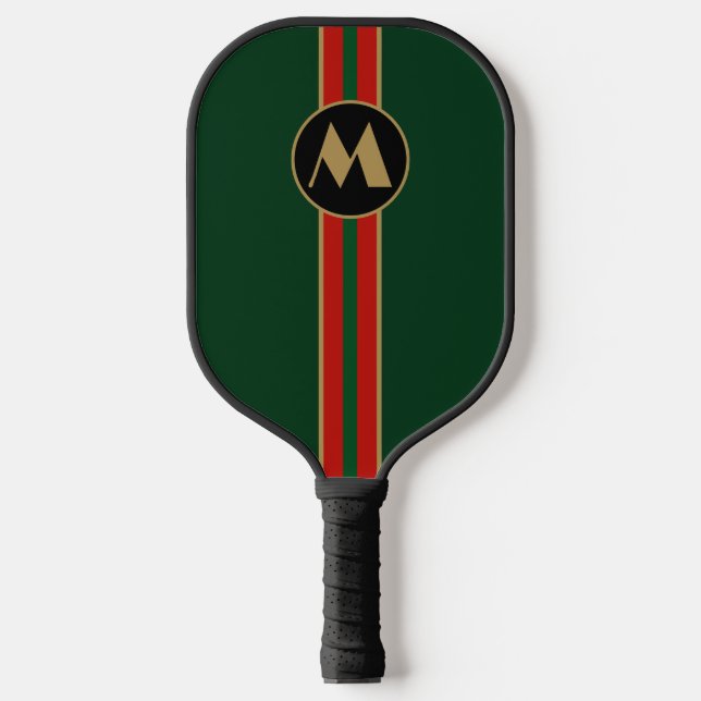 Reggae Vibes Personalized  Green Pickleball Paddle (Front)