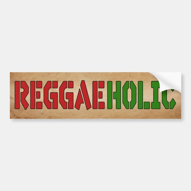 ReggaeHolic Bumper Sticker (Front)