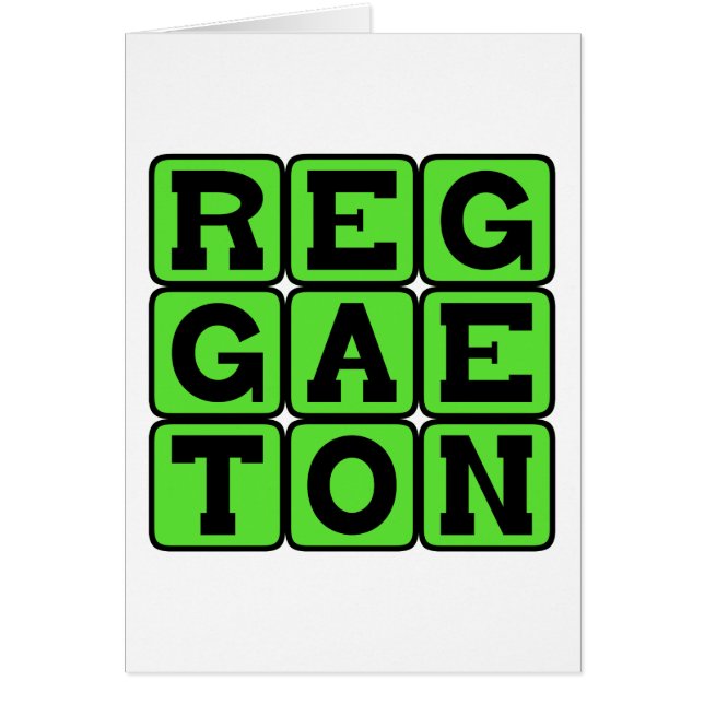Reggaeton, Music Genre (Front)