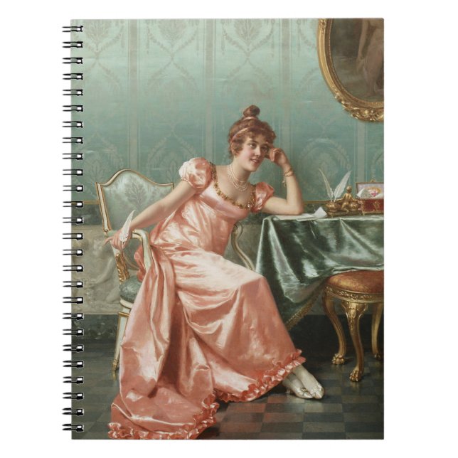Reggianini Composing a Letter Notebook (Front)