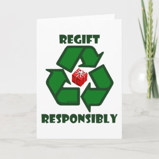 Regift Responsibly Holiday Card