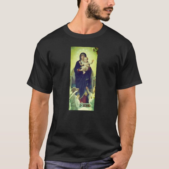Regina Angelorum - William-Adolphe Bouguereau T-Shirt (Front)