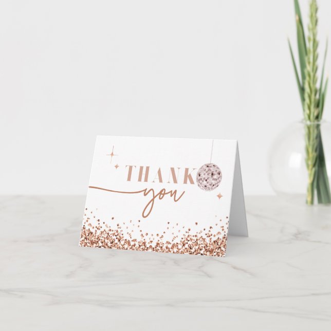 REGINA Rose Gold Paillettes Disco Merci (Devant)