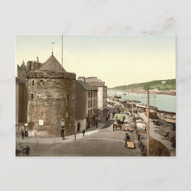 Reginald Tower and Quay, County Waterford Postcard (Front)