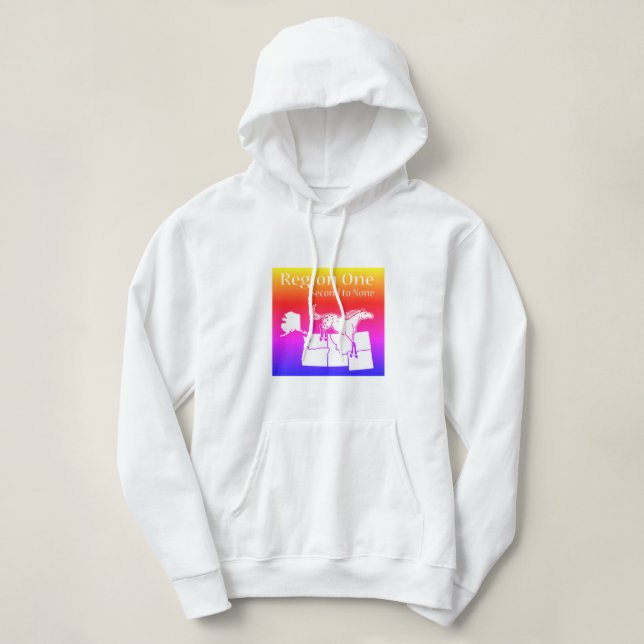 Région 1 Sweat - shirt à capuche (Design devant)