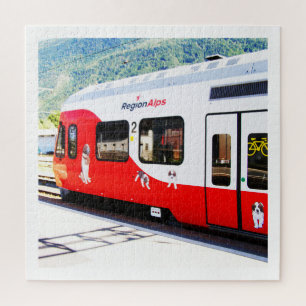 Region Alps train Jigsaw Puzzle