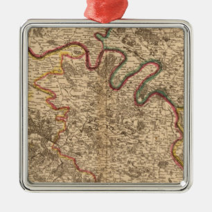 Region of Paris France 2 Metal Ornament