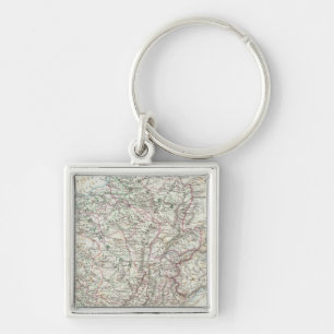 Region of Paris France Keychain