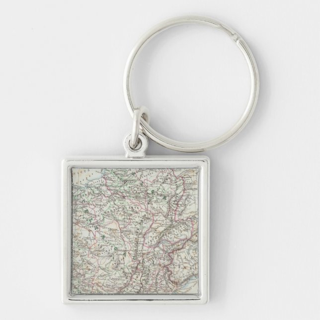Region of Paris France Keychain (Front)