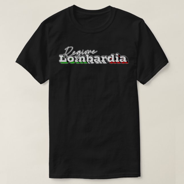 Regione Lombardia Retro Design T-Shirt (Design Front)