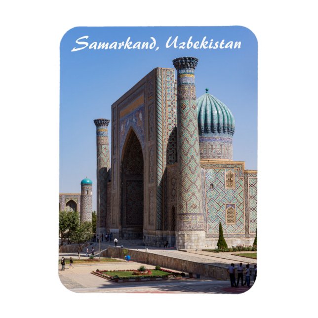 Registan square - Samarkand, Uzbekistan, Asia Magnet (Vertical)