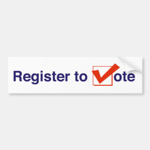 Register To Vote 2024 Bumper Sticker