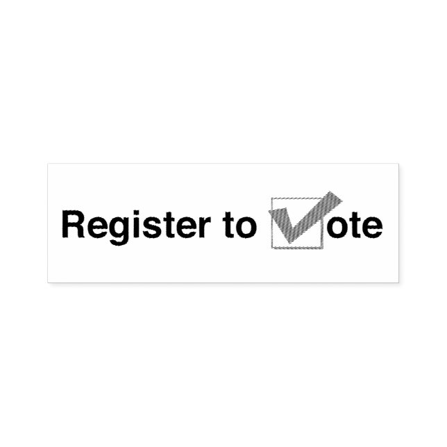 Register to Vote 2026 Elections Self-inking Stamp (Design)