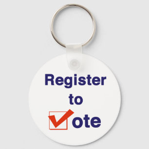 Register To Vote 2026 Keychain