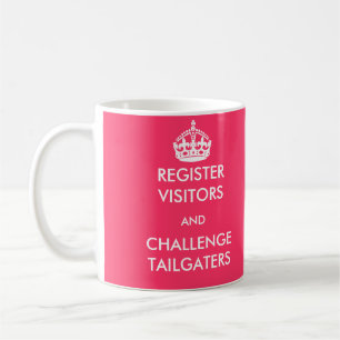 Register Visitors and Challenge Tailgaters Mug