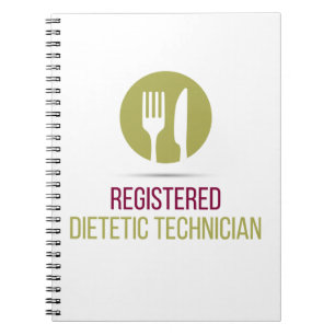Registered Dietetic Technician spiral notebook